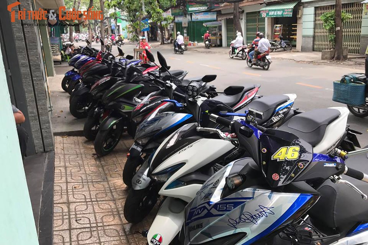 Gan 100 xe tay ga Yamaha NVX 155 gap mat tai Ha Noi-Hinh-9